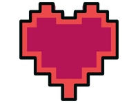 Imán para dorsal Corazon